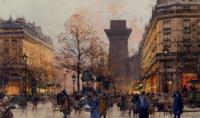 Eugene Galien-Laloue - Les Grands Boulevards A Paris